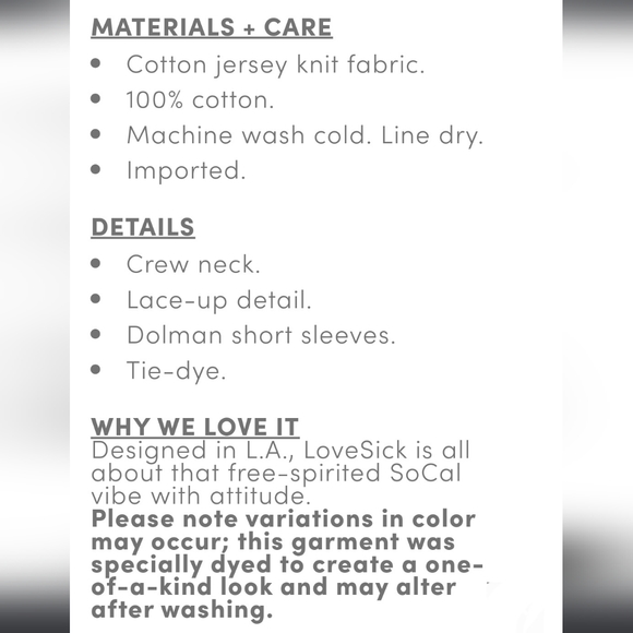 Lovesick Lace-up Tie-dye Dress - Picture 5 of 6